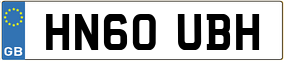 Truck License Plate